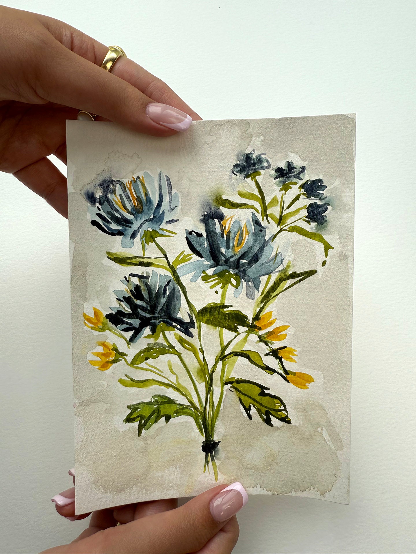 Blue and Yellow Bouquet