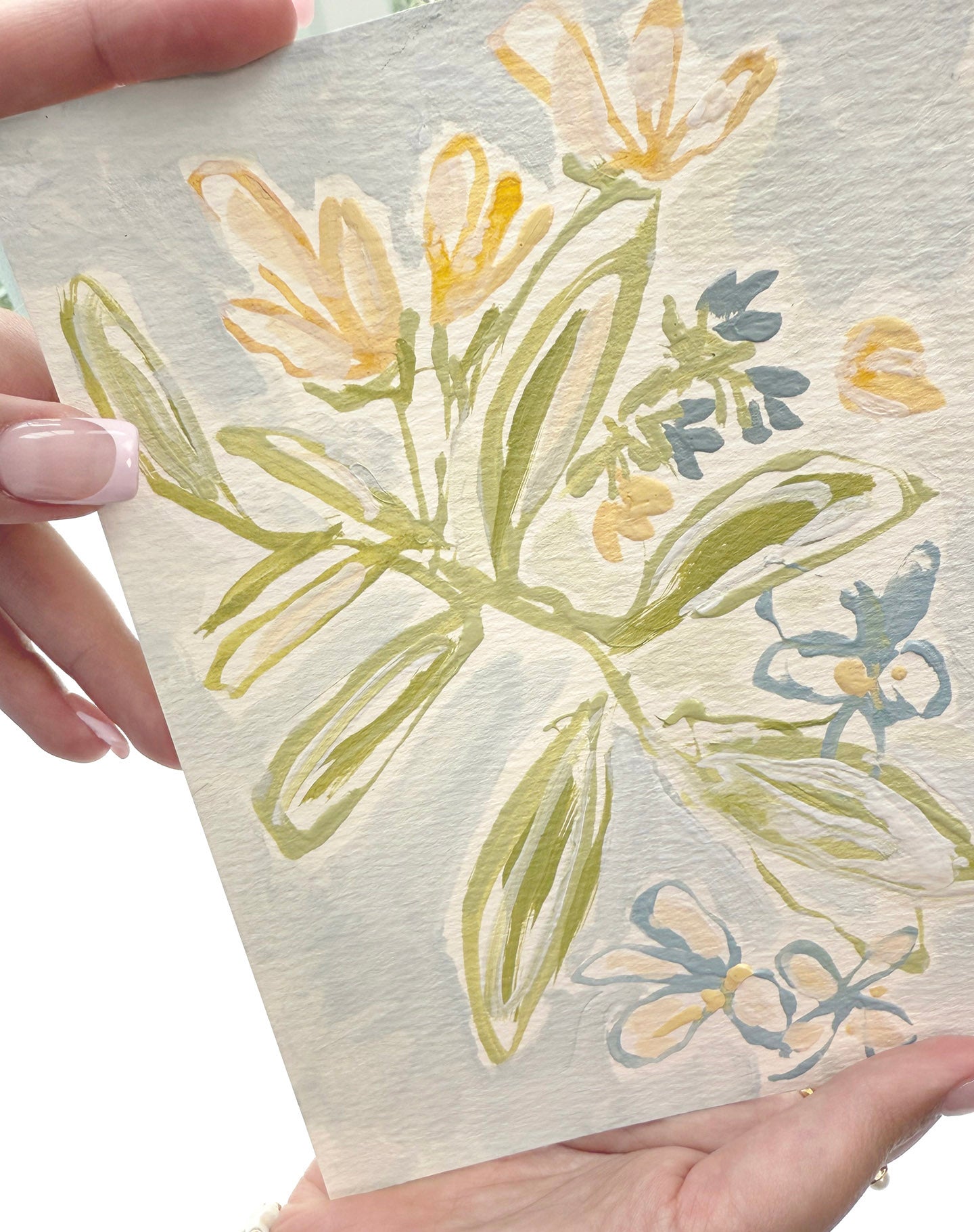 Floral Abstract Acrylic