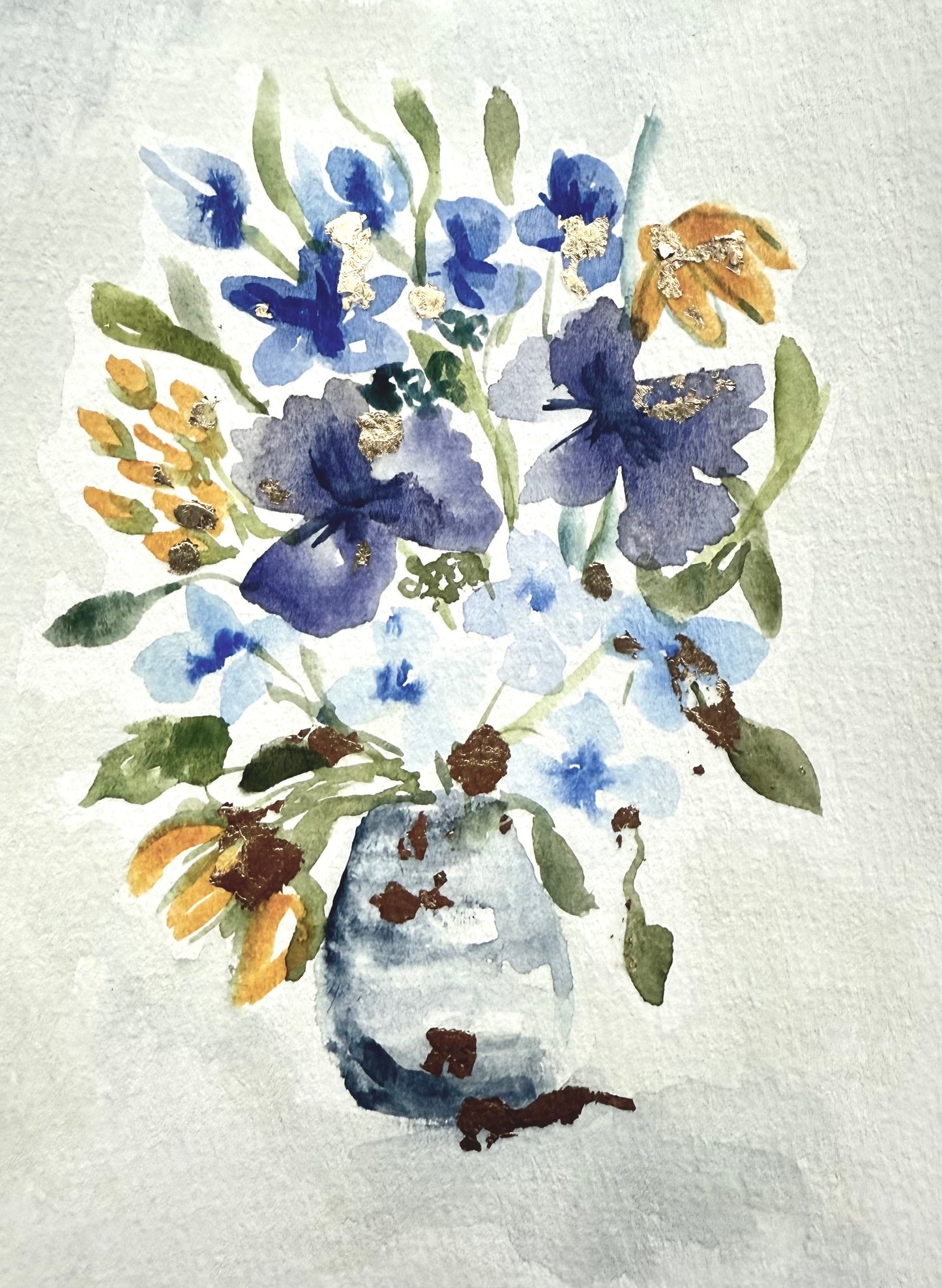 Blue Flower Bouquet