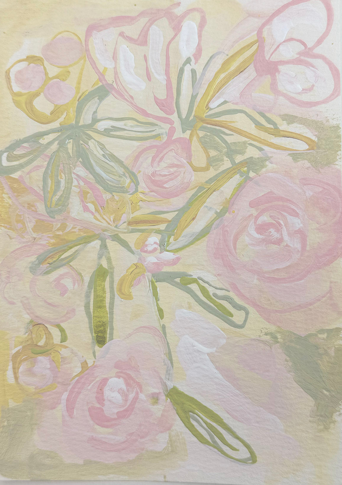 Floral Abstract Acrylic