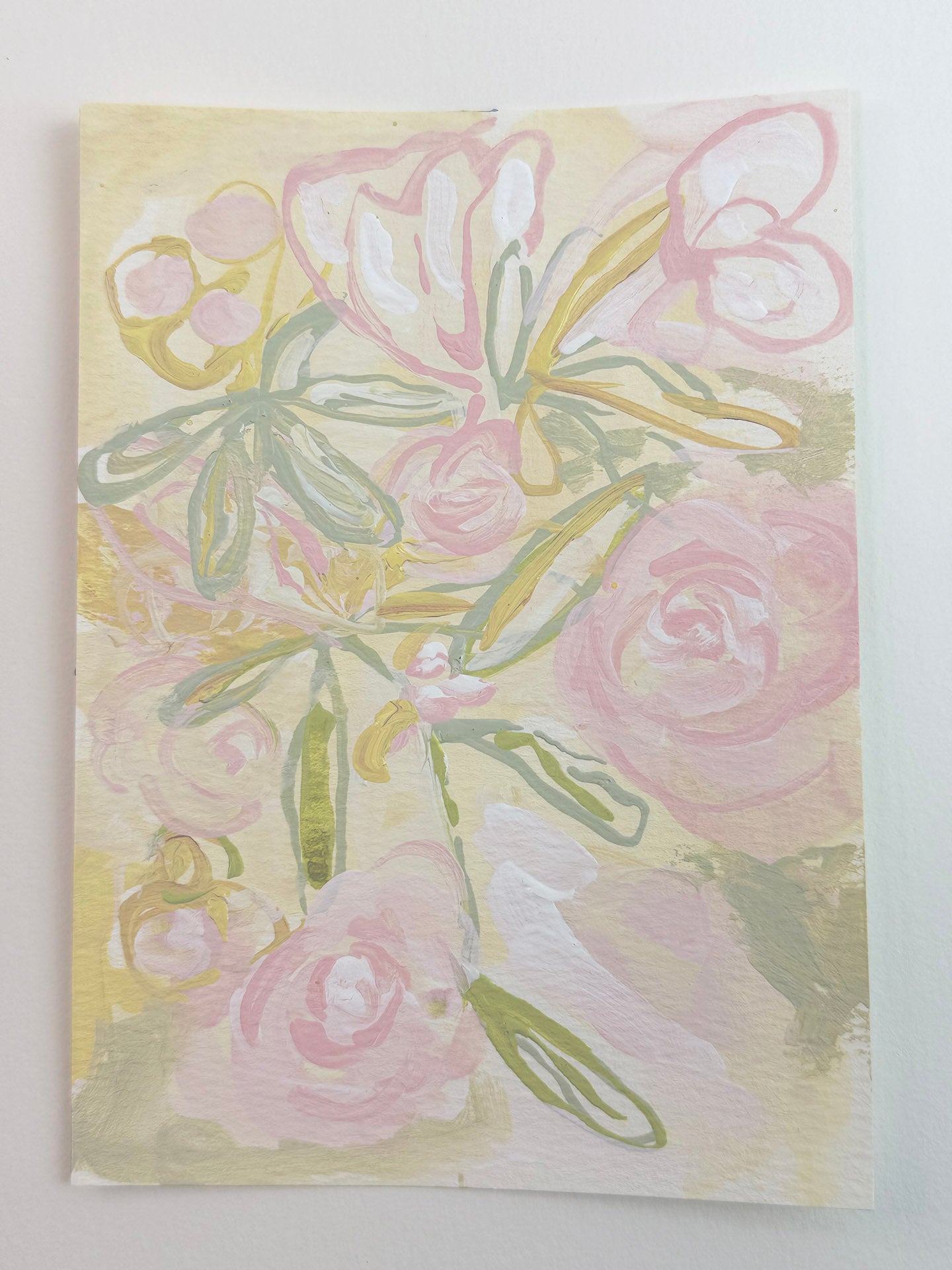 Floral Abstract Acrylic