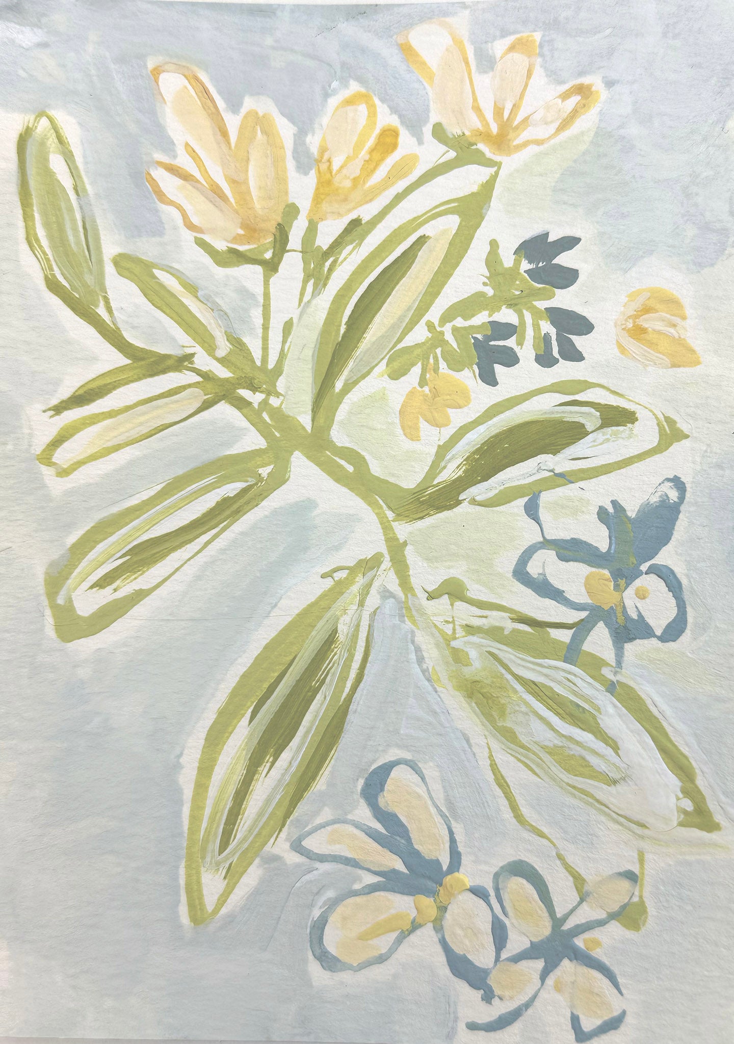 Floral Abstract Acrylic