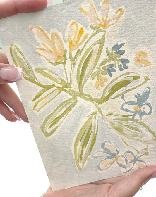 Floral Abstract Acrylic