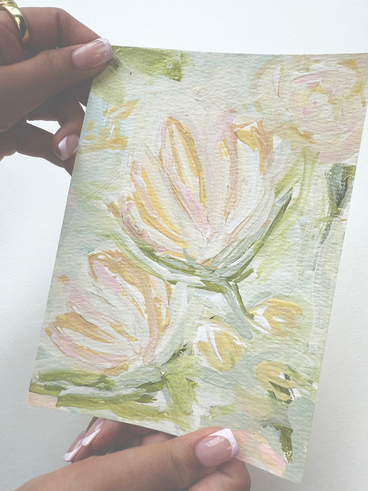 Floral Abstract Acrylic