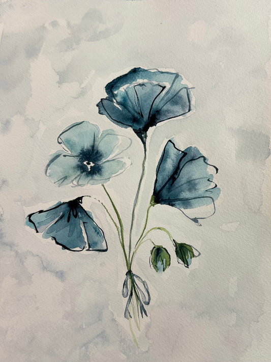 Blue Poppies