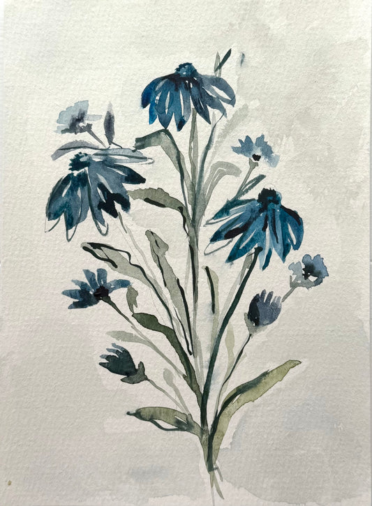 Blue Cone Flowers